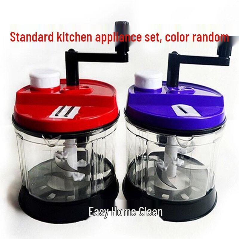 Hand-Cranked Manual Meat Grinder and Vegetable Cutter for Kitchen