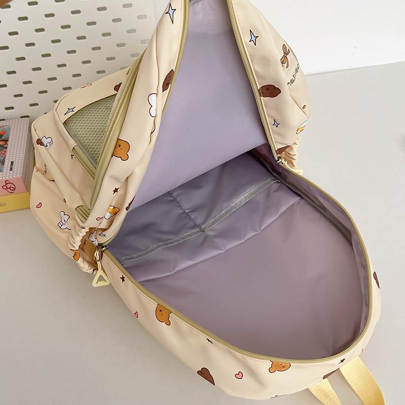 Women's Cartoon School Bag Large Capacity Backpack Middle School Student Backpack