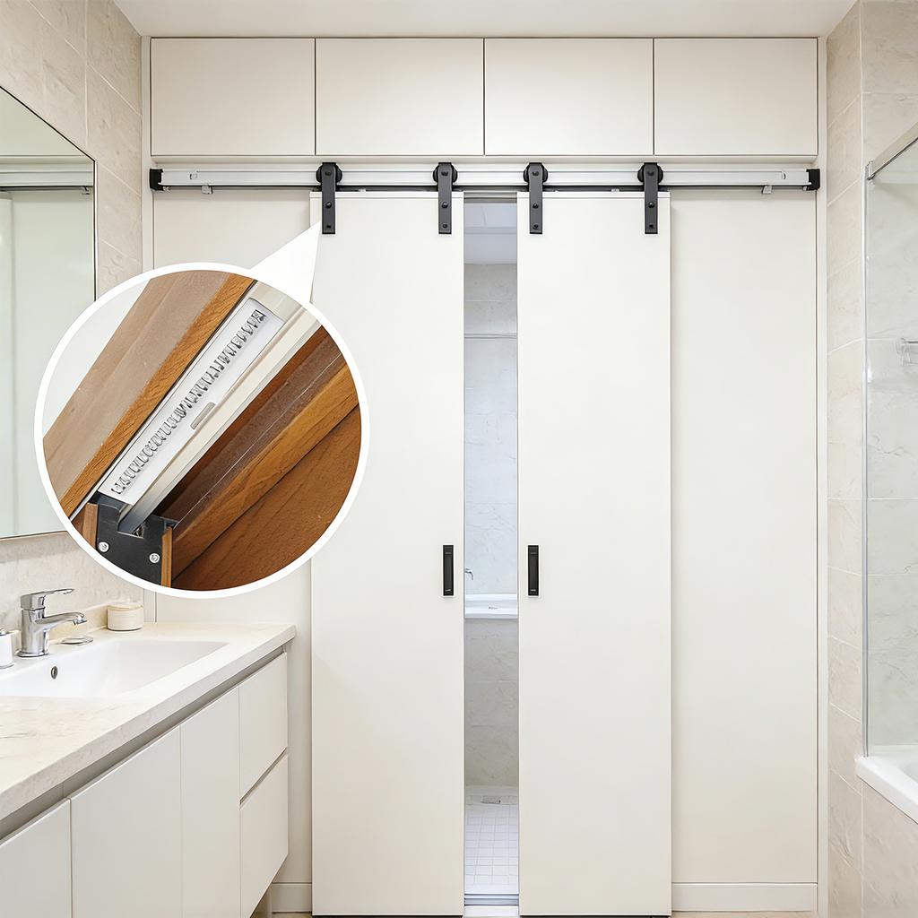 Universal Compatible Iron Sliding Door Guides Providing High Load Capacity and Corrosion Resistance for Safety