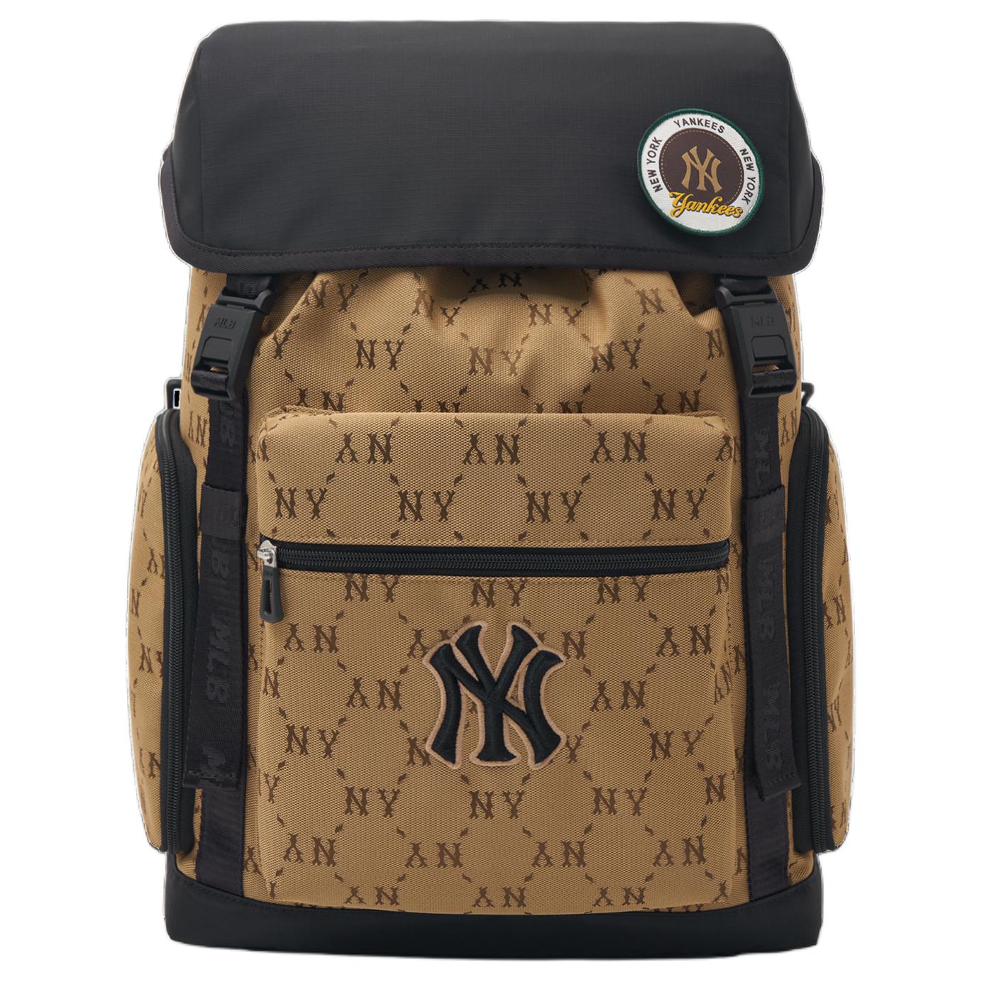 

New MLB Polyester Backpack Regular Unisex Brown 7ABKRM14N-50BGS 33.5*13.5*41.1CM