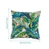 Throw Pillow Covers Waterproof Cushion Throw Pillow Cover Breathable Comfortable Tropical Plants Decoration Square Pillowcase