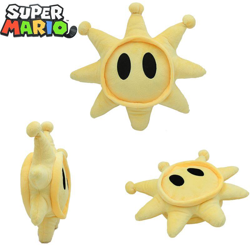 Cuddly 30cm/11.8in Super Mario Shine Sprite Plush Toy Soft Stuffed Doll Kids Gift