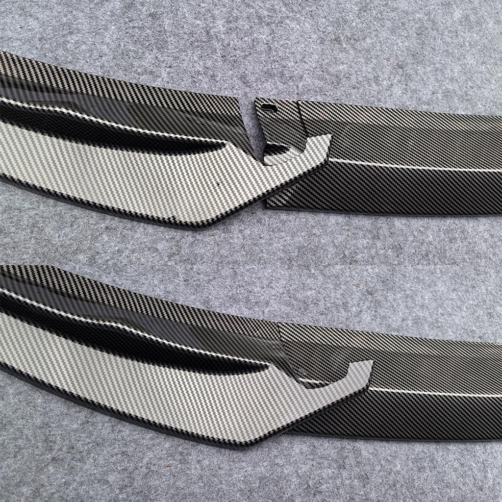 Gloss Black Car Front Bumper Lip Spoiler Air Chin Body Kit Splitter For BMW G20 3-Series 330e 330i M340i 320i M-Sport 2023-2026