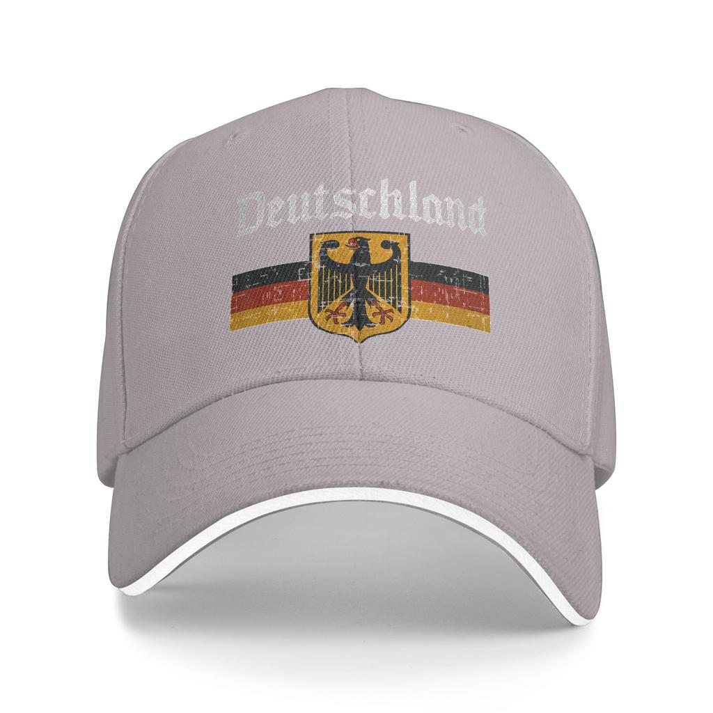 Summer Casual Baseball Cap Deutschland Flag of German Kpop Rock Trucker Hat For Unisex Men Sun Visor  Street Style Baseball Caps