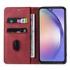 For Samsung Galaxy S24+ Magnetic Case PU Leather Card Slots Phone Cover