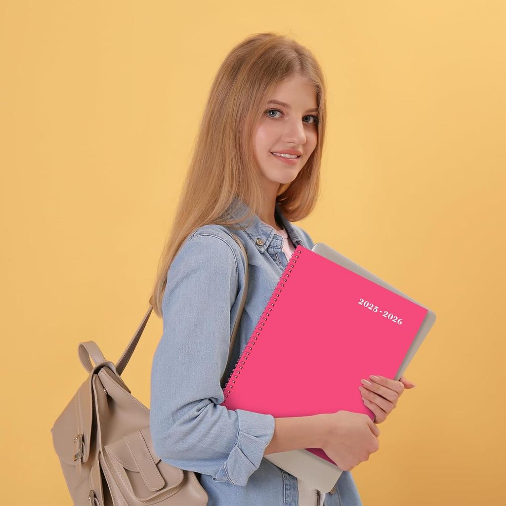 2025-2026 Monthly Planner - Monthly Planner/Calendar 2025-2026, Jul. 2025 - Dec.2026, 9" X 11", Academic Planner, Pocket, Contacts and Passwords