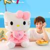 Plush Kitty Toys Pillow Cute Kawaii Anime Kt Cat Plush Doll Soft Stuffed Cartoon Cute Pink Doll Birthday Gift For Girls