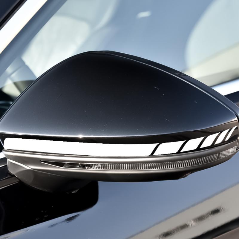 2 Stück Auto Rückspiegel Rennstreifen Aufkleber Vinyl Wasserdicht Auto Karosserie Dekoration Aufkleber Personalisierte Auto Styling Aufkleber