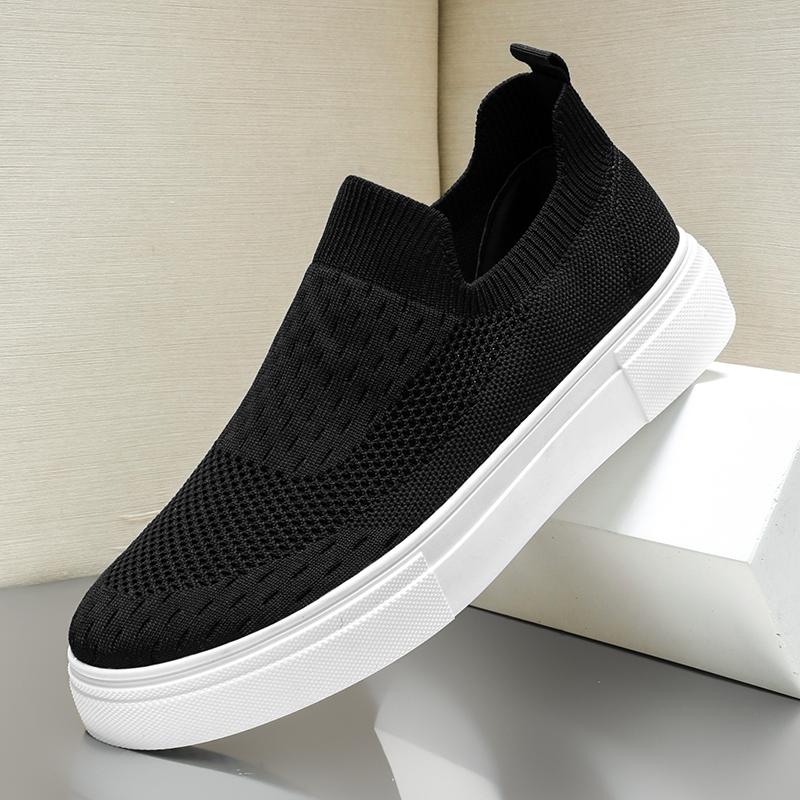 Fashion Spring Autumn Hot Selling Men's Loafers Soft Soled Comfortable Breathable Walking Shoes Simple Business Men's Work Shoes