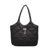 Bambi Tote: Winter 2025 Large Capacity Embroidered Quilted Handbag - Versatile Fashionable Shoulder Bag