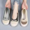 Fashion Women Mesh Shoes New Fashion Pearl Female Fisherman Shoes Breathable Thick Sole Women Footwear Shallow Casual Flats Mom Shoes