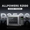 ALLPOWERS R2500 Přenosná napájecí stanice 1920Wh Rozšiřitelná na 20kWh Baterie LiFePO4 2500W Solární generátor pro nouzové použití v domácnosti