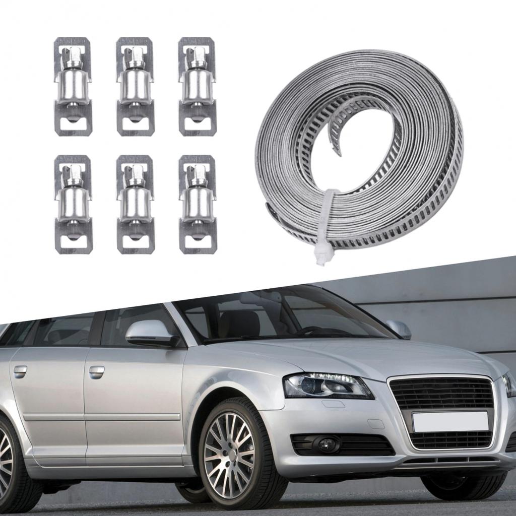 6 Fasteners Steel Clamp Hose Clamps Range Stainless