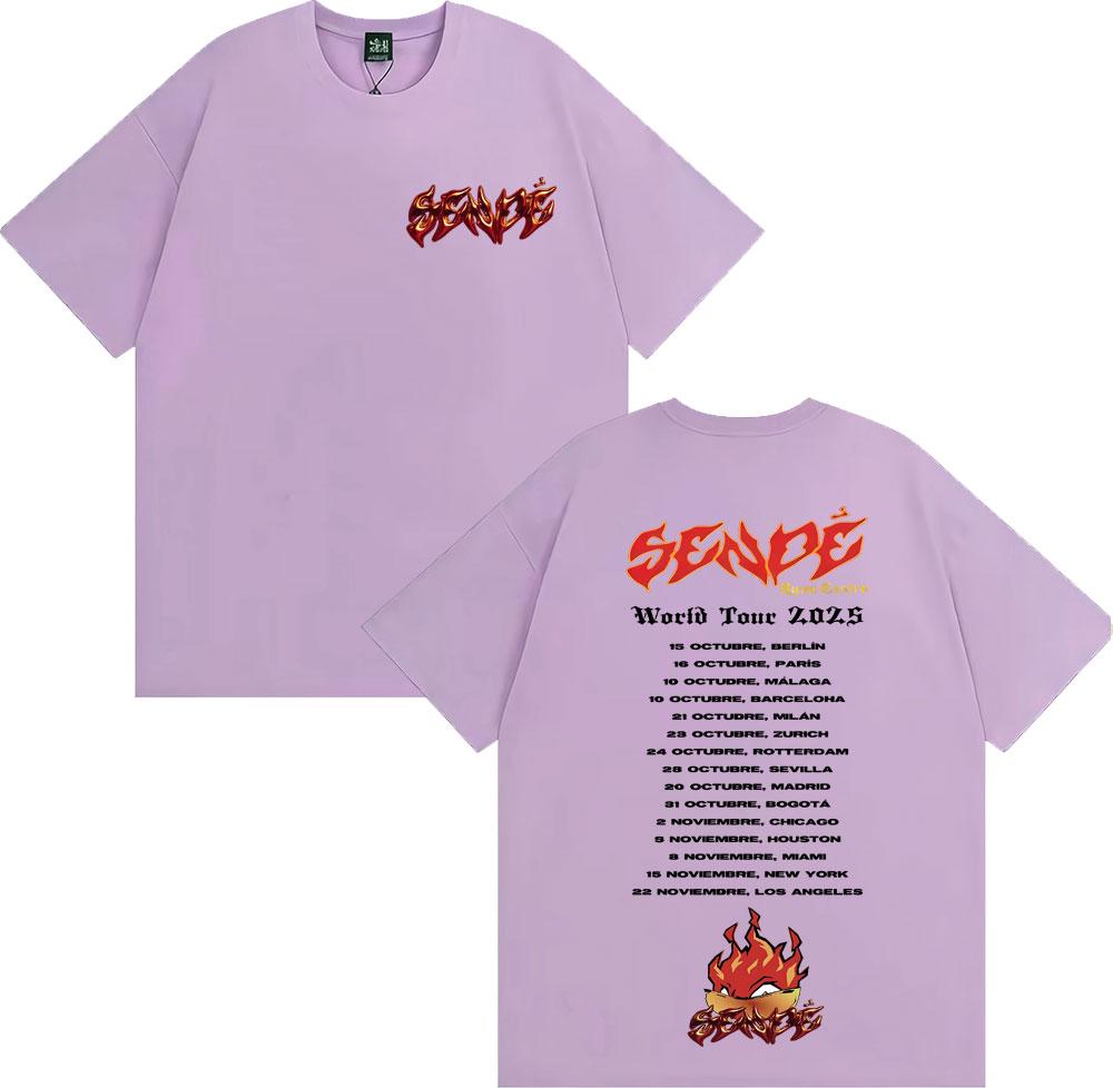 Rapper Ryan Castro Sende Album Tour 2026 Graphic T Shirt Unisex Women Vintage Classic Tshirts 100 Cotton Casual Tshirt Streetwear