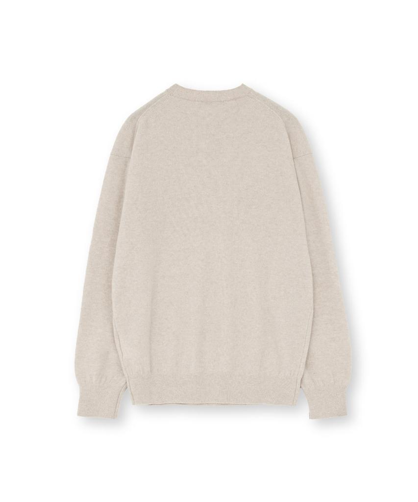Beulaunyadeu Extra Super Fine Crewneck Knit, Beige