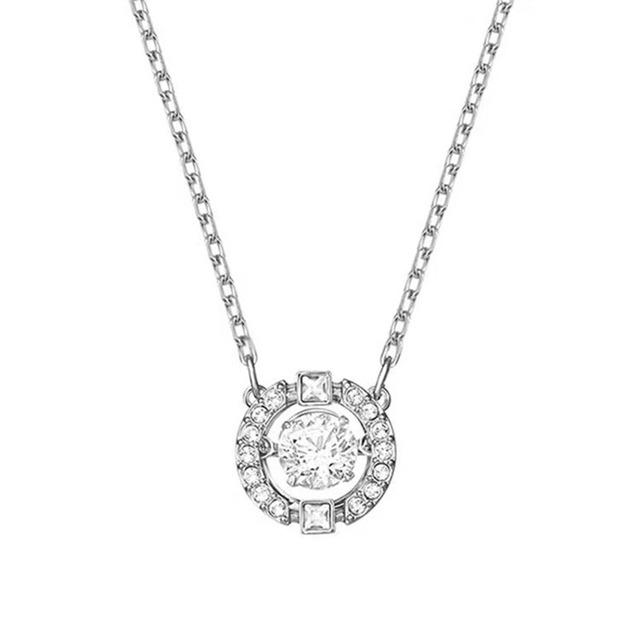 Classico Cuore Pulsante con Elementi di Cristallo Collana Intelligente per Donna Squisita Collana di Alta Qualità Gioiello Regalo