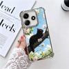 Schwarze Katze Ästhetik Muster Beschichtung Handyhülle Für Xiaomi Redmi Note 14 15 Pro Plus 13 12 11 11S 11T 10 9S 9 5G Sturzfest Airaba