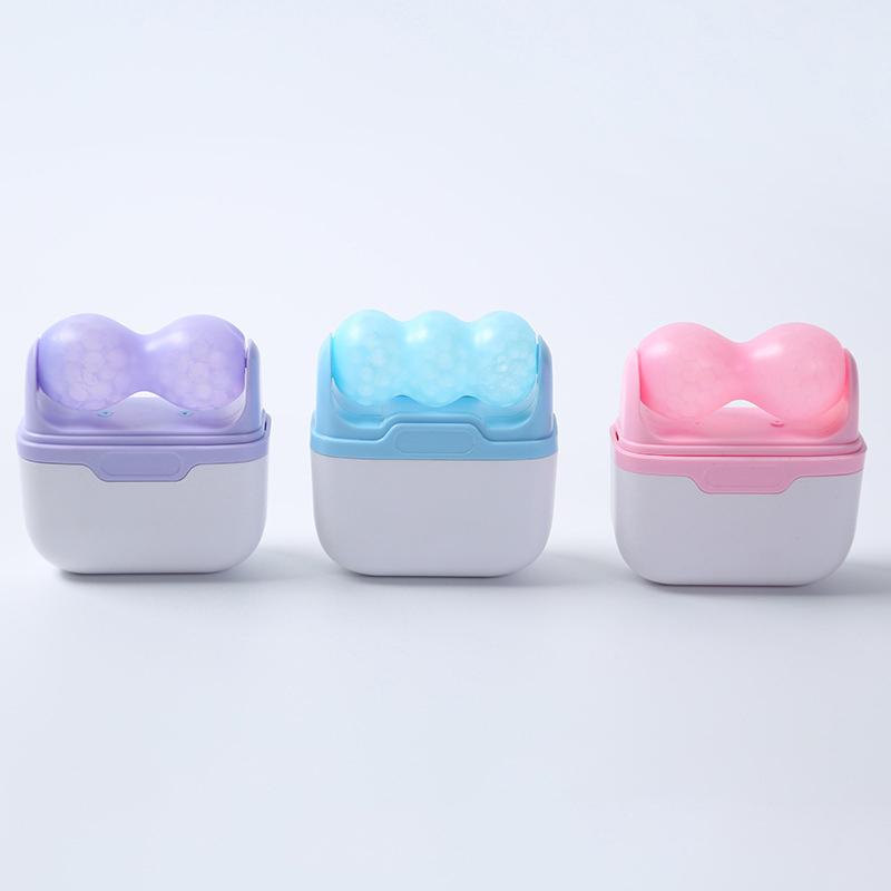 Double Head Ice Roller For Face Eye Puffiness Migraine Pain Relief And Minor Injury Facial Cold Therapy Massage Roller Skin Care
