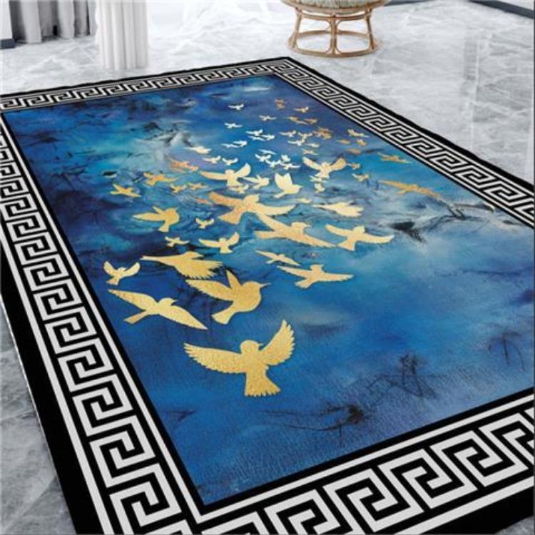 

Nordic Carpet Simple Modern Спальня Полная Милая Гостиная Гостиная Ковер Современный Простой Напольный Коврик 100*160CM