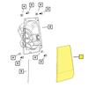 White Car Fuel Fill Door x1 For Ram ProMaster 1500 2500 3500 2014-21 5XP08GW7AC