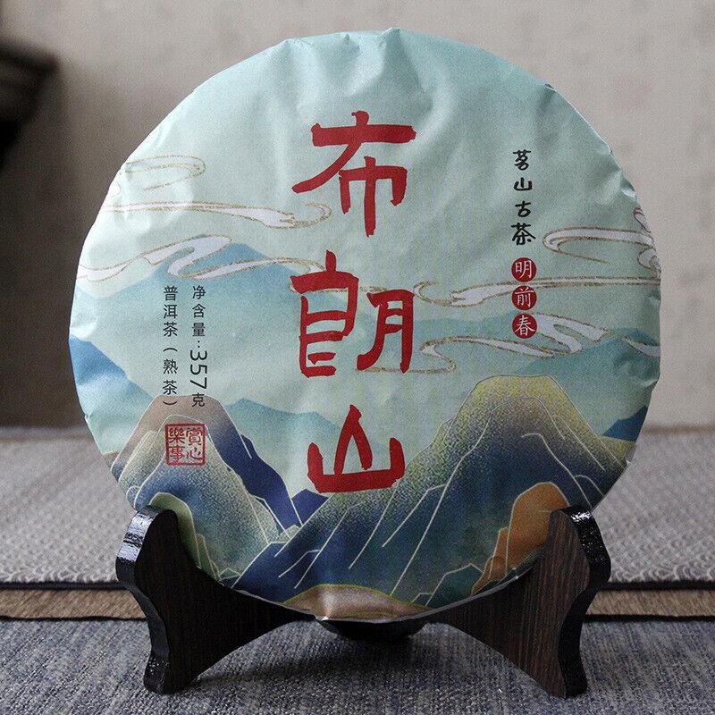 

357 г Юньнаньский чай Пуэр Чай Мэнхай Сырой чай Пуэр Булан Горный сырой пирог Сырой пуэр 357g*1 cake (Brown Mountain Ripe)