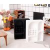 1/12 Dollhouse Simulation Mini Bookshelf Storage Cabinet Model Dollhouse Furniture Decoration Dolls House Living Scene Ornament
