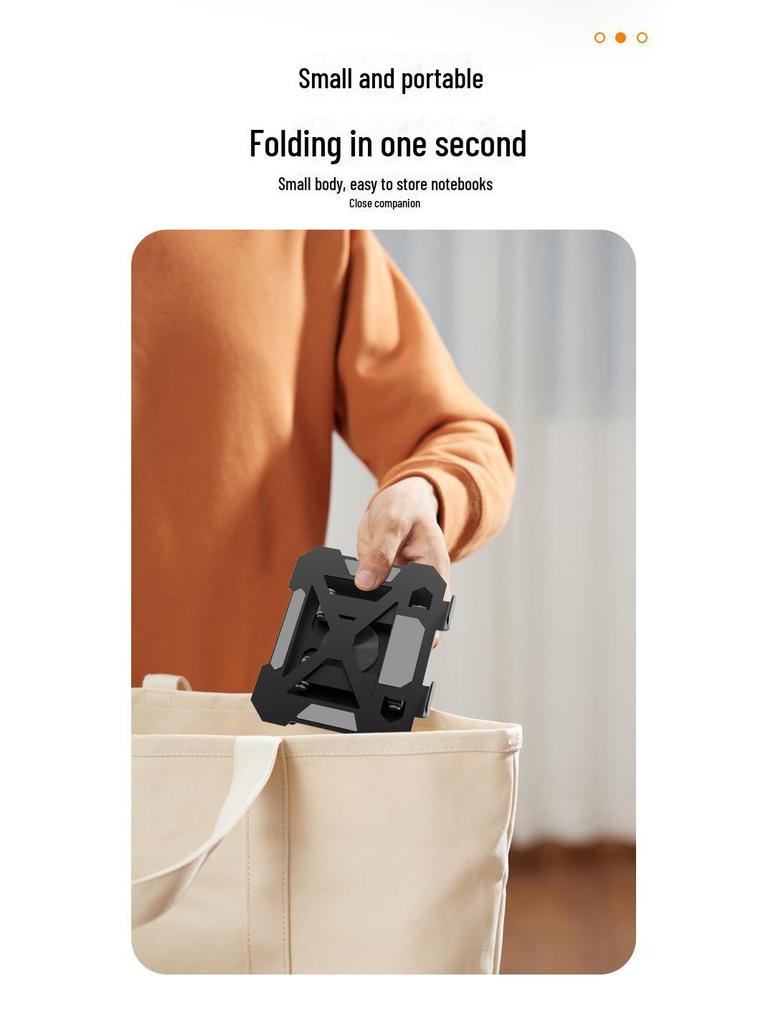 360° Rotating Aluminum Alloy Desktop Tablet Stand with Cooling Feature