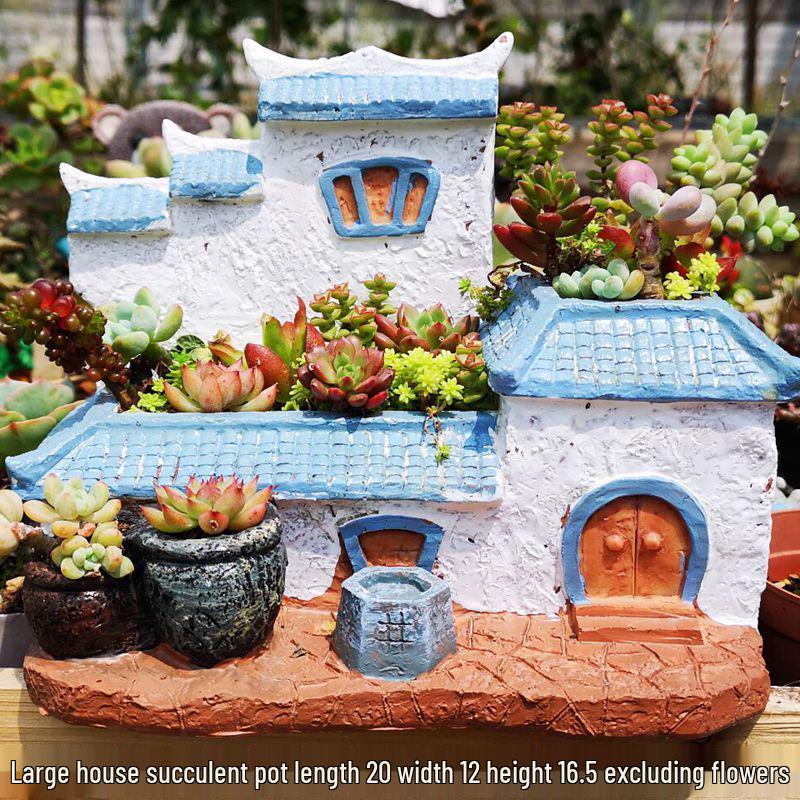 Extra-Large Hanging Succulent Pot: Multi-Diameter Micro-Landscape Decoration