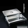 304 Roestvrij Staal 1/1 Gastronorm Pan Deksel