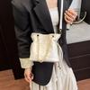 Fashion commuter chain tote bucket bag women's 2026 spring new fashionable exquisite shoulder messenger bag