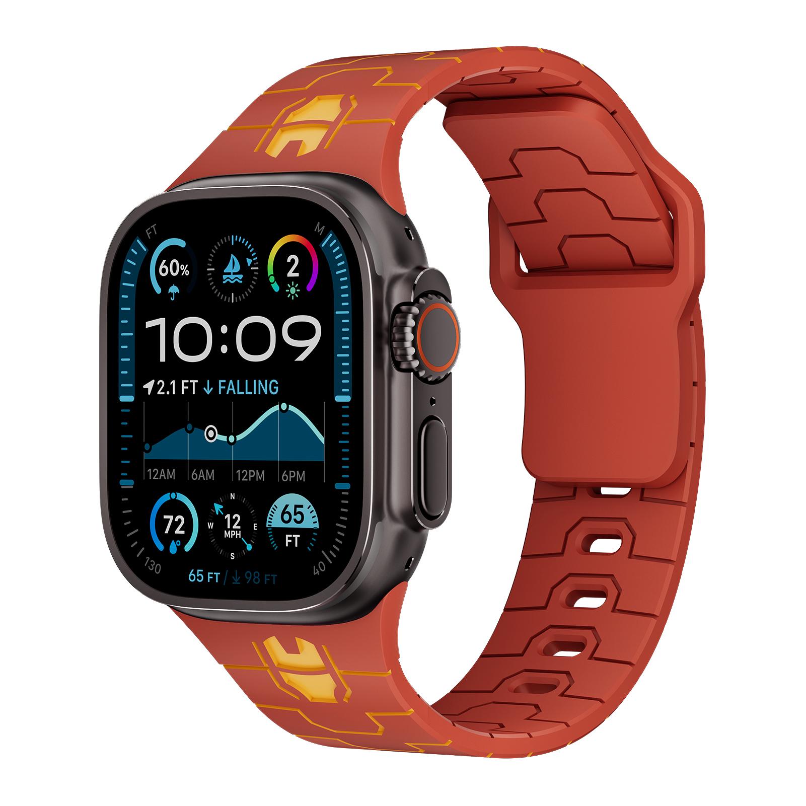 

Silicone Strap for Apple watch 10 band 46mm 45mm 44mm 49mm 42mm 41mm 40mm Sport bracelet correas iWatch series 9 8 7 SE ultra 2 42 44 45 49 S10-46mm