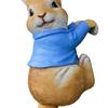 Adorable Rabbit Sculpture Garden Decor Handmade Resin Flower Pot Pendant Perfect for Indoor and Outdoor Spaces