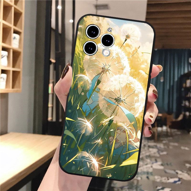 Mooie Paardenbloem Telefoonhoesje Voor iPhone Samsung Galaxy Redmi Xiaomi Oppo OnePlus Note SA 7 8 9 10 11 12 13 14 20 21 22 23 53 54 Pro Max Plus Ultra