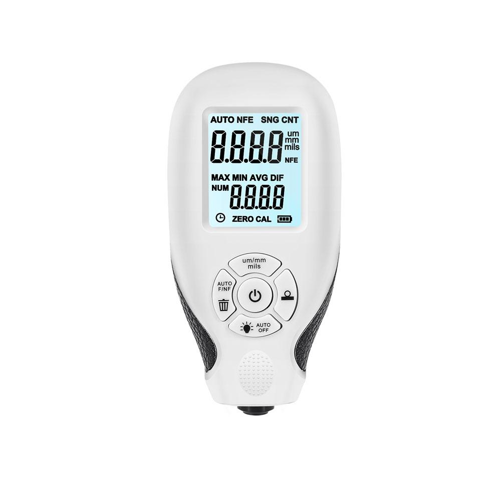 HW-300 Coating Thickness Gauge 0-2000um Car Paint Film Tester LCD Display Manual Paint Thickness Gauge Measuring Tools For Car