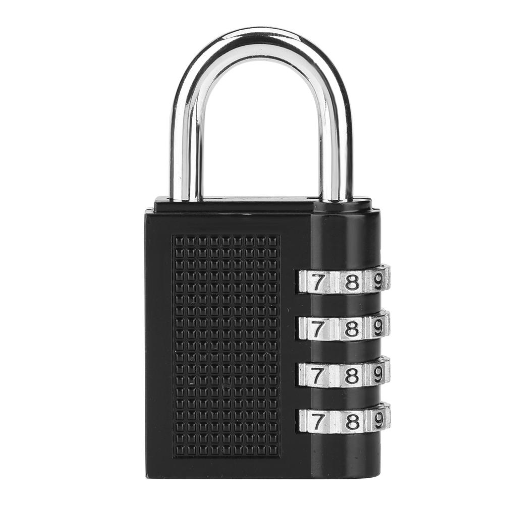 4 Dial Digit Combination Luggage Password Lock Padlock for Gym School Student Employee Locker