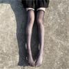Women Shiny Ultra-Thin Silky Thigh High Stockings Sexy Oily Bright Shimmery Over Knee Long Socks Glossy Hosiery Clubwear
