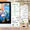 Rewritable Message Memo Board Daily Reminder Magnetic Desktop Notepad Computer Screen Side Using Magnetic Whiteboard