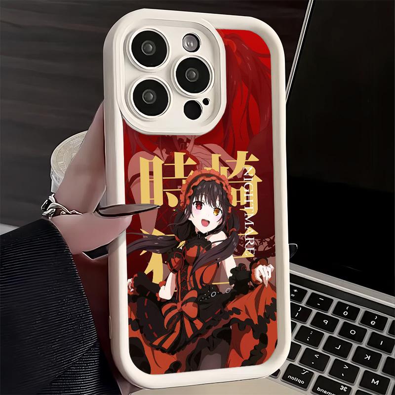 Phone Case for iPhone 17 Air 16E 15 16 Pro Max Date A Live Tokisaki Kurumi Cover 14 Plus 13 12 Mini Soft Shell Silicone Fundas