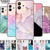 For Vivo V30 Lite 5G Case Silicone Marble TPU Phone Bag Soft for Vivo V30 Lite 5g V2314 Covers Luxury Protector V30Lite Flower