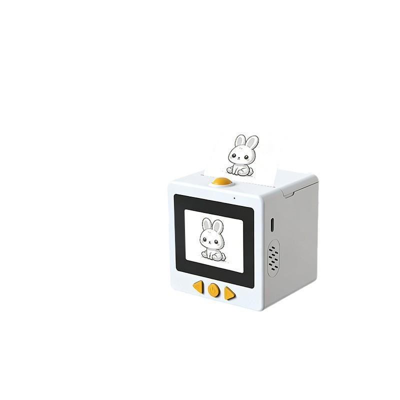 AI Smart Voice Printer for Kids - Wireless Thermal Printer with Screen & Bluetooth/WiFi