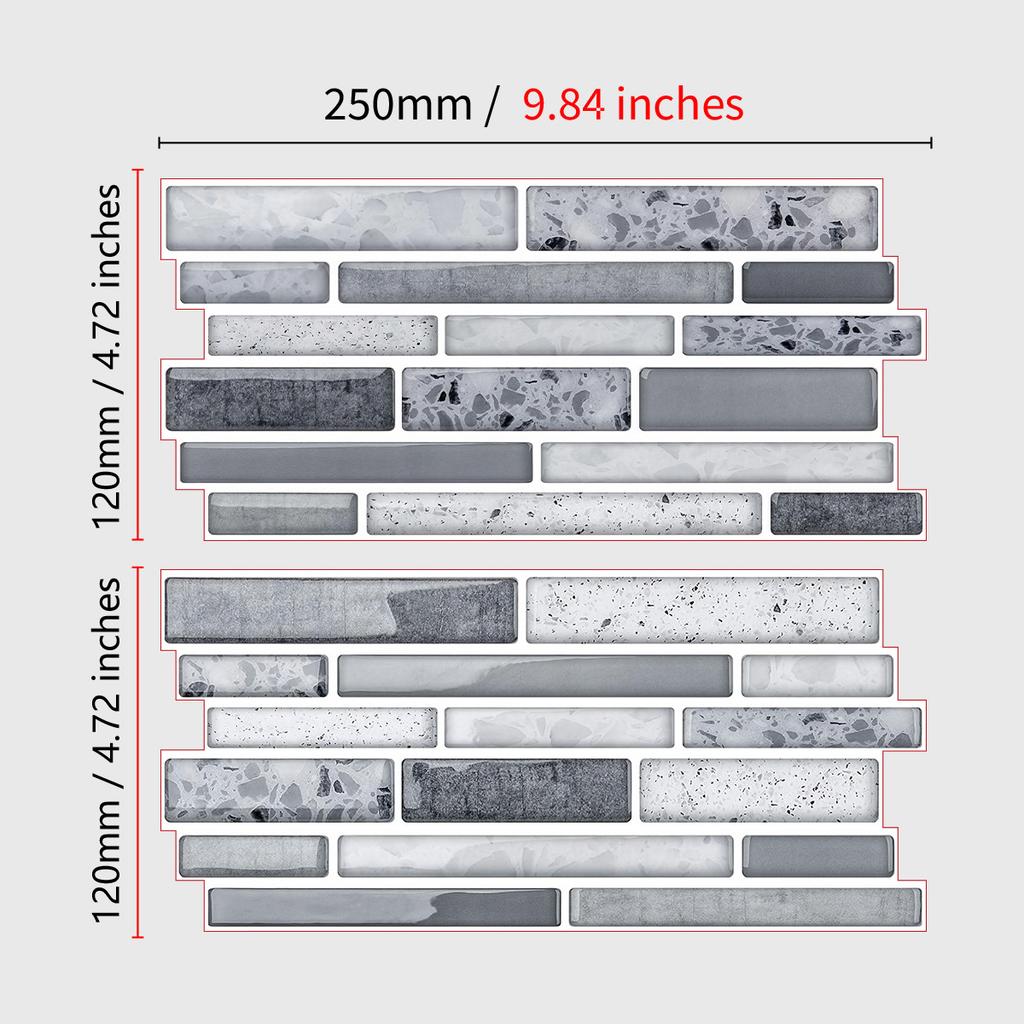 Naklejka kuchenna olejoodporna 3D Kryształowy splicing Kryształowa tapeta Naklejka do renowacji salonu sypialni Samoprzylepna naklejka kafelkowa