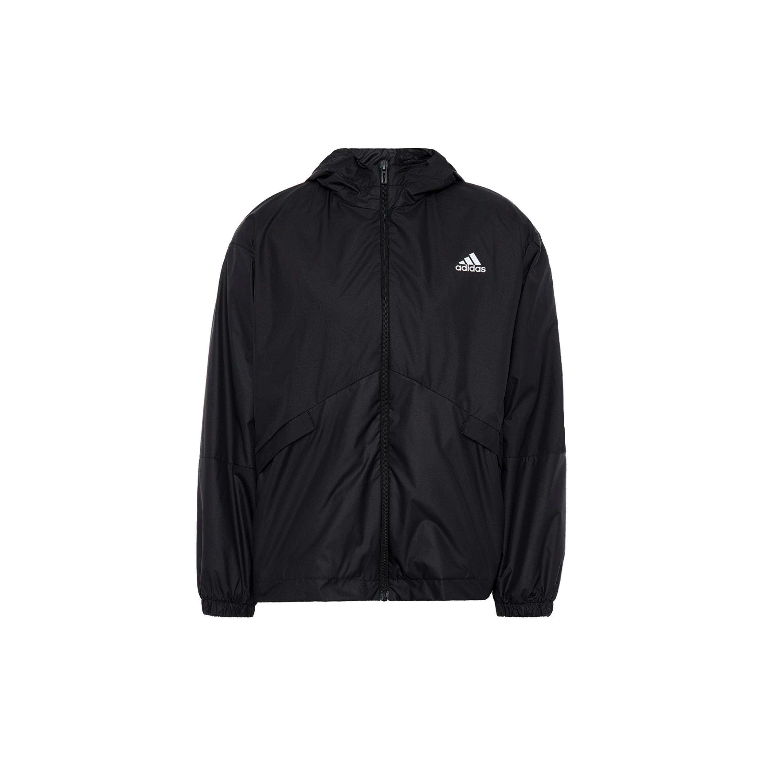 

New adidas Women s Essentials Oversize Logo Windbreaker Black H07842 XXL
