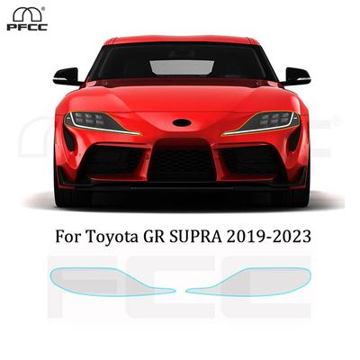 For Toyota GR SUPRA - Car Headlight Rearview TPU Protection Film Pre-cut PPF Clear Bra Anti-scratch Resistant Invisible