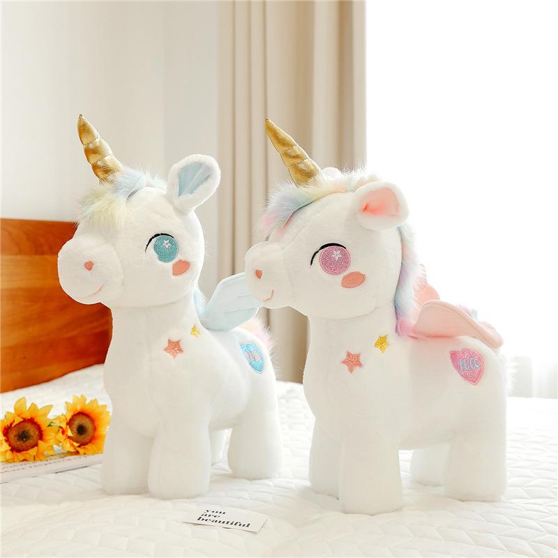 Adorable Heart Angel Unicorn Pegasus Plush Doll Gift