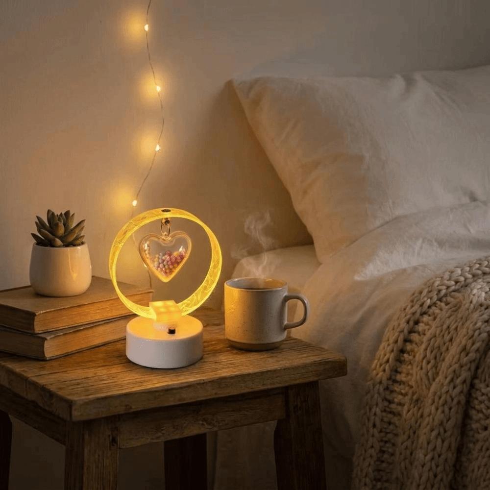 Fine Acrylic Material Warm Glow Desktop Decor Lamp Ambient Lighting Lamp  Study Table