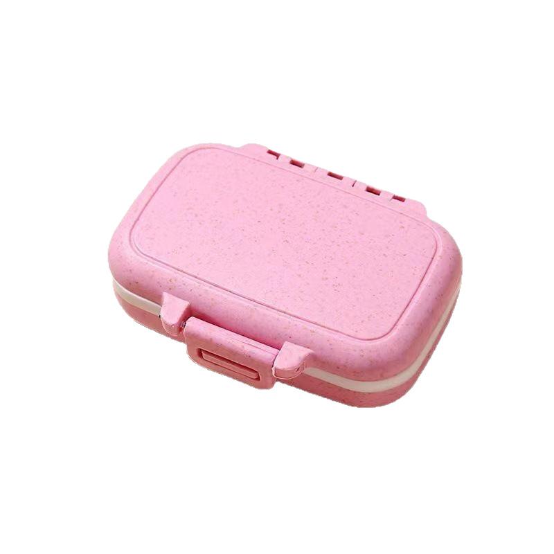 Portable Three-Grid Sealed Medicine Box - Moisture-Proof Plastic Storage for Household Use