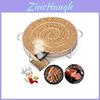 Premium Stainless Steel Round Smoker Tray For Charcoal Barbecue With Versatile Functions