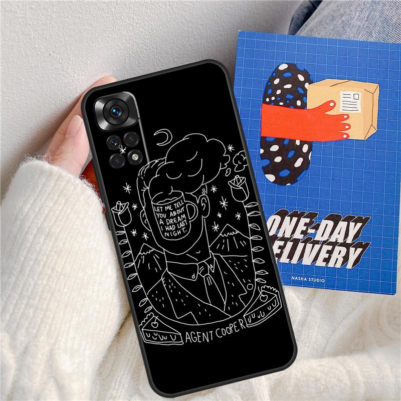 Twin Peaks Meanwhile Funda For Xiaomi Redmi 14C 10C 12C 13C Redmi Note 13 Pro 9 10 11 12 10S 11S 12S 14 Pro Case