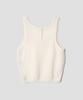 TTUDEMENT Two-Way Knit Bustier Ivory