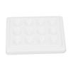 12 Wells Porcelain Paint Palette Dustproof White Watercolor Paint Palette for Nail Art Painting